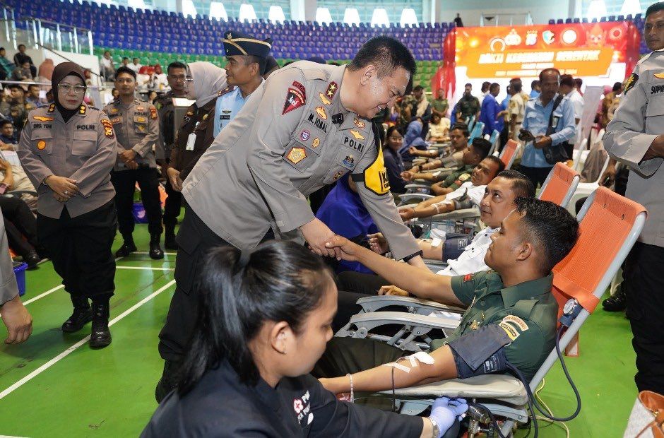 Hari Bhayangkara ke 78, Polda Riau Gelar Bakti Sosial